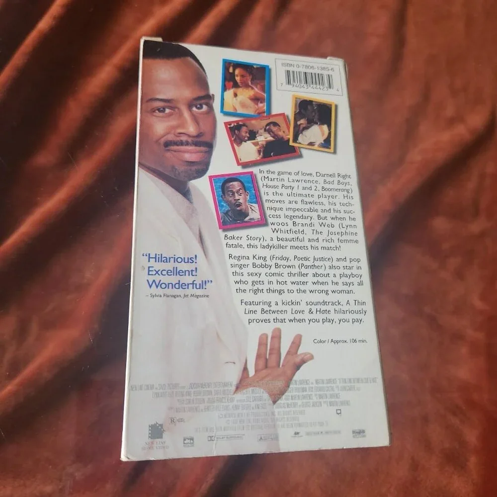 A Thin Line Between Love and Hate ‐ 1996 ‐ VHS